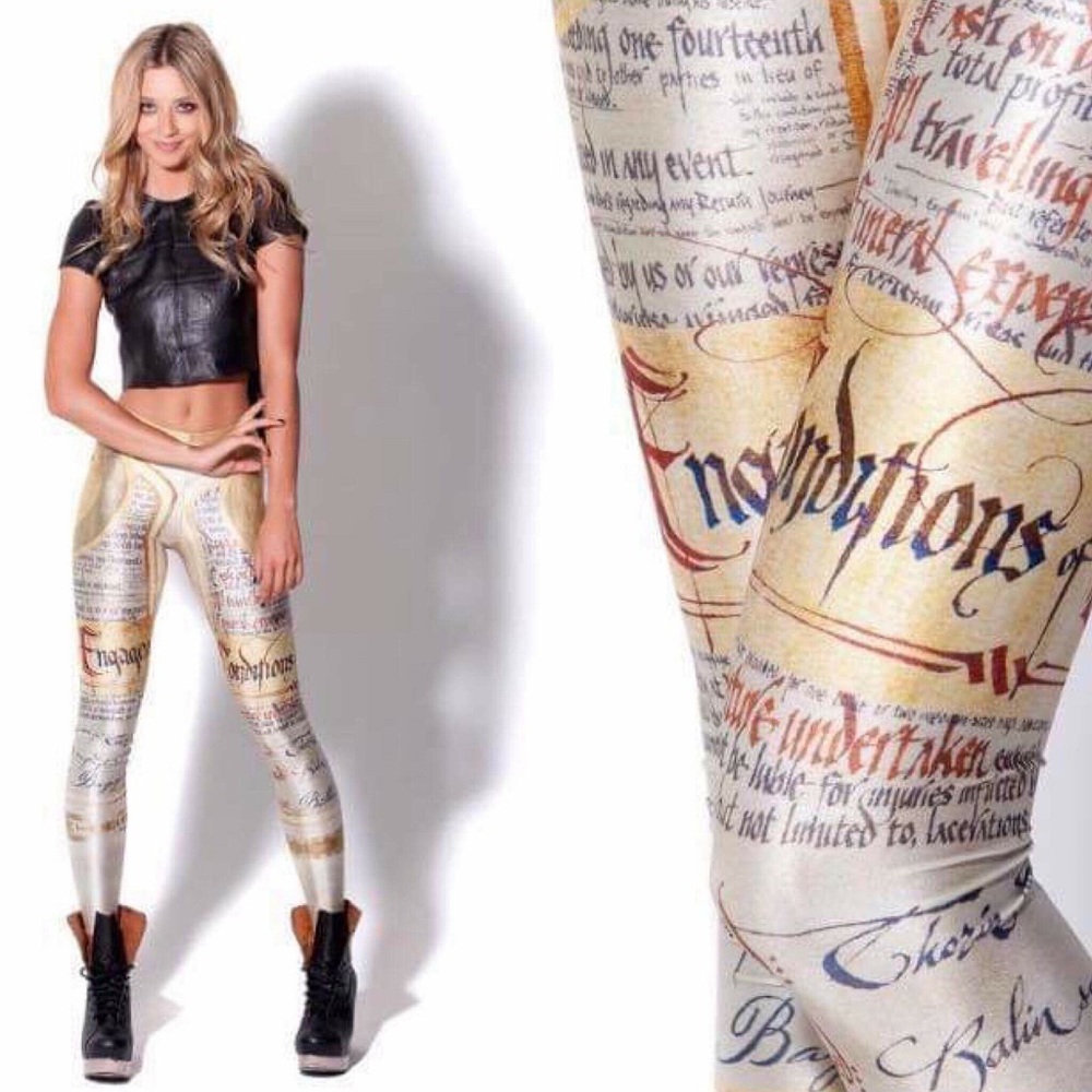 Blackmilk The Hobbit liquid leggings